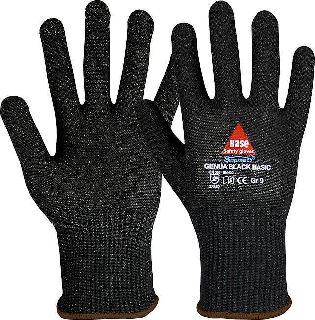 Genua Black Basic, Hase Safety Gloves GmbH, Arbeitsschutzprodukte, Sicherheitshandschuhe, Schutzhandschuhe, Handschutz