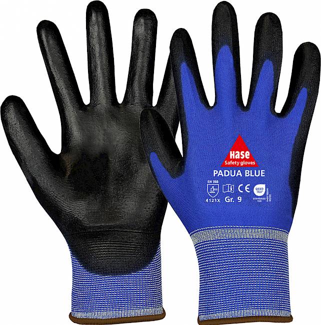 Padua Blue, Hase Safety Gloves GmbH, Arbeitsschutzprodukte, Sicherheitshandschuhe, Schutzhandschuhe, Handschutz
