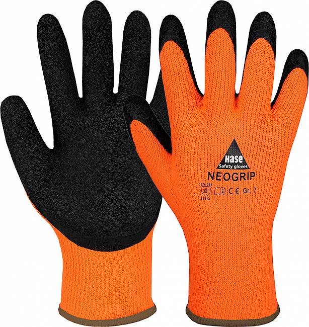 Neogrip Orange, Hase Safety Gloves GmbH, Arbeitsschutzprodukte, Sicherheitshandschuhe, Schutzhandschuhe, Handschutz