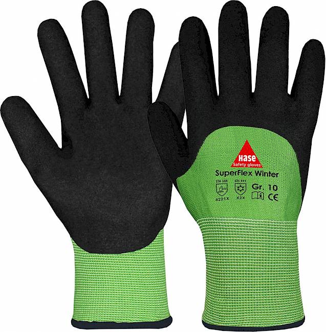 SuperFlex Winter, Hase Safety Gloves GmbH, Arbeitsschutzprodukte, Sicherheitshandschuhe, Schutzhandschuhe, Handschutz