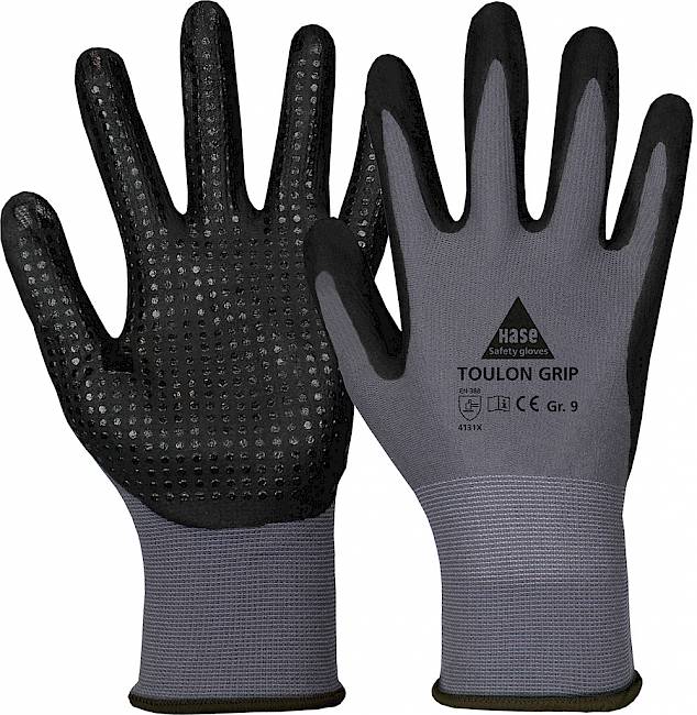 Toulon Grip, Hase Safety Gloves GmbH, Arbeitsschutzprodukte, Sicherheitshandschuhe, Schutzhandschuhe, Handschutz
