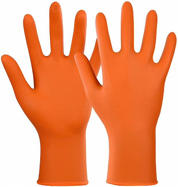Nitril XTRA Grip Orange, Hase Safety Gloves GmbH, Arbeitsschutzprodukte, Sicherheitshandschuhe, Schutzhandschuhe, Handschutz