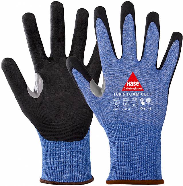 Turin Foam Cut F, Hase Safety Gloves GmbH, Arbeitsschutzprodukte, Sicherheitshandschuhe, Schutzhandschuhe, Handschutz