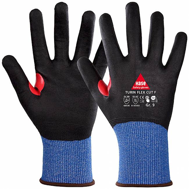 Turin Flex Cut F, Hase Safety Gloves GmbH, Arbeitsschutzprodukte, Sicherheitshandschuhe, Schutzhandschuhe, Handschutz