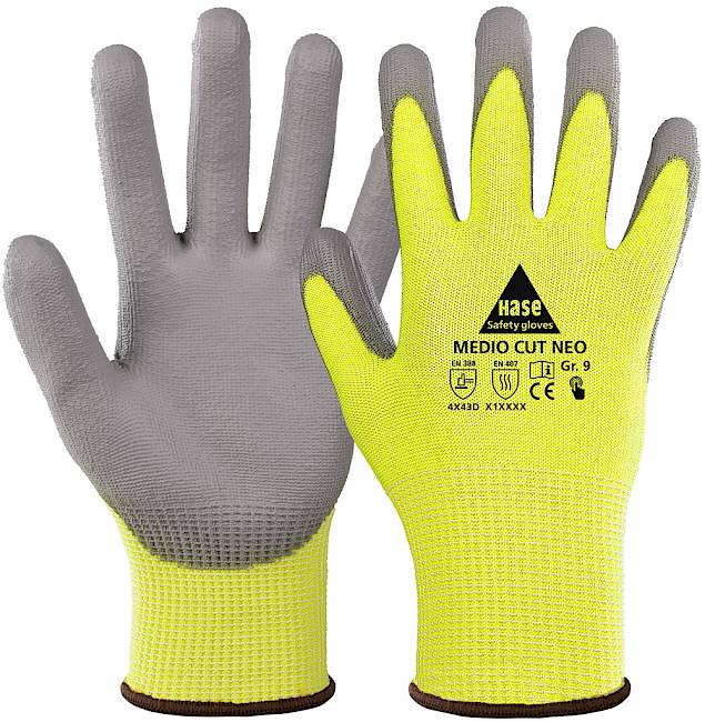 Medio Cut Neo, Hase Safety Gloves GmbH, Arbeitsschutzprodukte, Sicherheitshandschuhe, Schutzhandschuhe, Handschutz