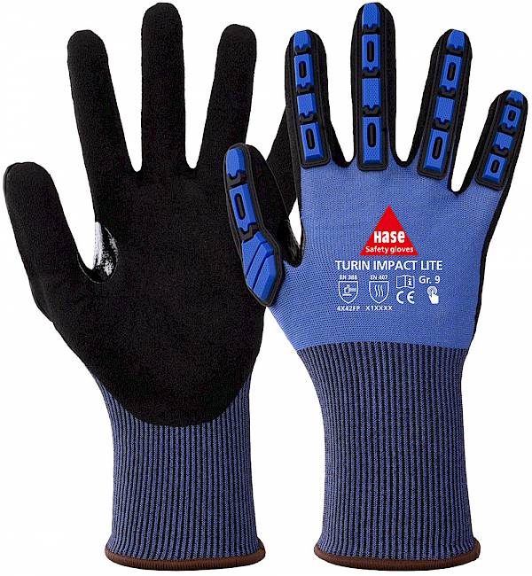 Turin Impact Lite Cut F, Hase Safety Gloves GmbH, Arbeitsschutzprodukte, Sicherheitshandschuhe, Schutzhandschuhe, Handschutz